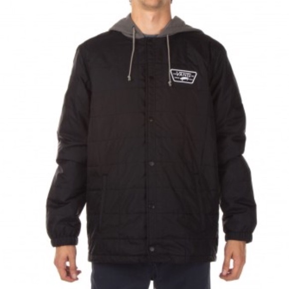 New Vans Santiago Quilted Hoodie Jacket 